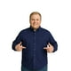 thumbnail image 1 of Big Kong Camisa Tallas Grandes Hombre Marino Lisa Oversize Manga Larga, 1 of 5