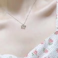 thumbnail image 4 of Collar de estrella para mujer bañado en plata 925, diseño de nicho de lujo ligero, cadena de clavícula, joyería, 4 of 5