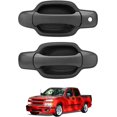thumbnail image 1 of HUGFEGWE Outer Door Handle Set (Pair), Compatible with 2004-2012 Chevy Colorado, GMC Canyon, Isuzu, Exterior Front or Rear Right Passenger & Front Left Driver, with Key Hole, OE# 79316, CJ25311-13462, 1 of 7
