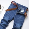 2024 spring and summer new men‘s jeans stretch slim straight loose