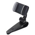 thumbnail image 1 of Soporte ajustable para teléfono en el parasol del coche - Material ABS, rotación de 360° - Soporte universal para navegación, transmisión en directo y uso en vehículos, 1 of 4