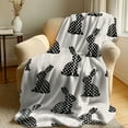 thumbnail image 5 of MXTPOV Easter Throw Blanket, Cute Easter Bunny Pattern Blanket for Couch Sofa Bed Travel, Easter Decorations, Soft Fluffy Blanket for Home Decor, 28X40 inch, 5 of 5
