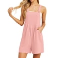 thumbnail image 4 of Cueply Rompers for Women Short Overalls Casual Summer Adjustable Strap Shorts Jumpsuit with Pockets, 4 of 7