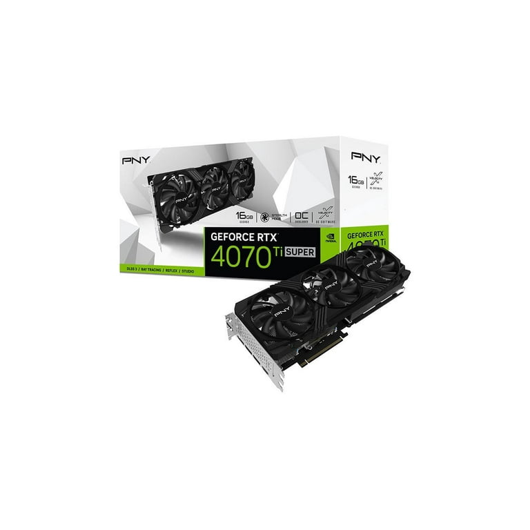 PNY GeForce RTX 4070 Ti SUPER 16GB VERTO Overclocked Triple PNY GeForce RTX 4070 Ti SUPER 16GB VERTO Overclocked Triple