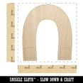 thumbnail image 2 of Horseshoe Magnet Wood Shape Unfinished Piece Cutout Craft DIY Projects - 4.70 Inch Size - 1/4 Inch Thick, 2 of 7