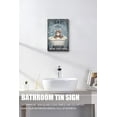 thumbnail image 3 of Cats Bath Soap Wash Your Paws Retro Tin Sign Vintage Metal Wall Art, Funny Cat Bathroom Wall Decor, Restroom Signs, Cat Gifts for Men, Men's Bathroom Decor 12x8 Inches, 3 of 6