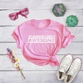 thumbnail image 4 of Women's My Husband's Wife Is Awesome T Shirt Funny Married Tee for Women Womens Graphic Tees, 4 of 9