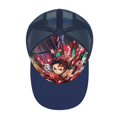 thumbnail image 3 of Demon Slayer Adult Baseball Cap Adjustable Sun Visor Hat Prints Trucker Hats Skull Cap Headwear for Men Women, 3 of 6