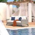 thumbnail image 3 of RST Brands Milo 78" Sunbrella Fabric Outdoor Sofa in Centered Ink/Gray, 3 of 5