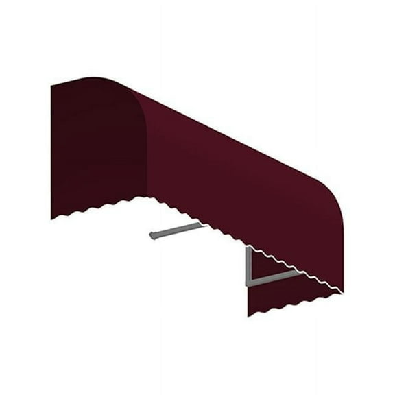 Awntech RS22-US-8B 8.38 ft. Savannah Window & Entry Awning, Burgundy - 31 x 24 in.