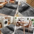 thumbnail image 5 of Gray Runner Rug 2.7x5 FT, Non Slip Entryway Carpet, Retro Oil Painting Modern Abstract Art Aesthetics Washable Soft Floor Carpet Entrance Mat Non-Shedding Throw Rug for Hallway Laundry Room Bedside, 5 of 9