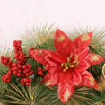 thumbnail image 4 of 25Cm Christmas Wreaths for Front Door Xmas Art Decorations Indoor Outdoor Home Decorative Pine Cones Wall Garland, 4 of 5