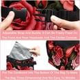 thumbnail image 4 of Rose Foldable Car Trash Bin Mini Trash Can with Lid, Leak-proof, Hanging Storage Bag - Car Garbage Can, 4 of 6