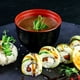 thumbnail image 5 of 3 unids estilo japonés miso con tapa sopa de sopa ramen tazón de imitación porcelana sopa de porcelana, 5 of 7