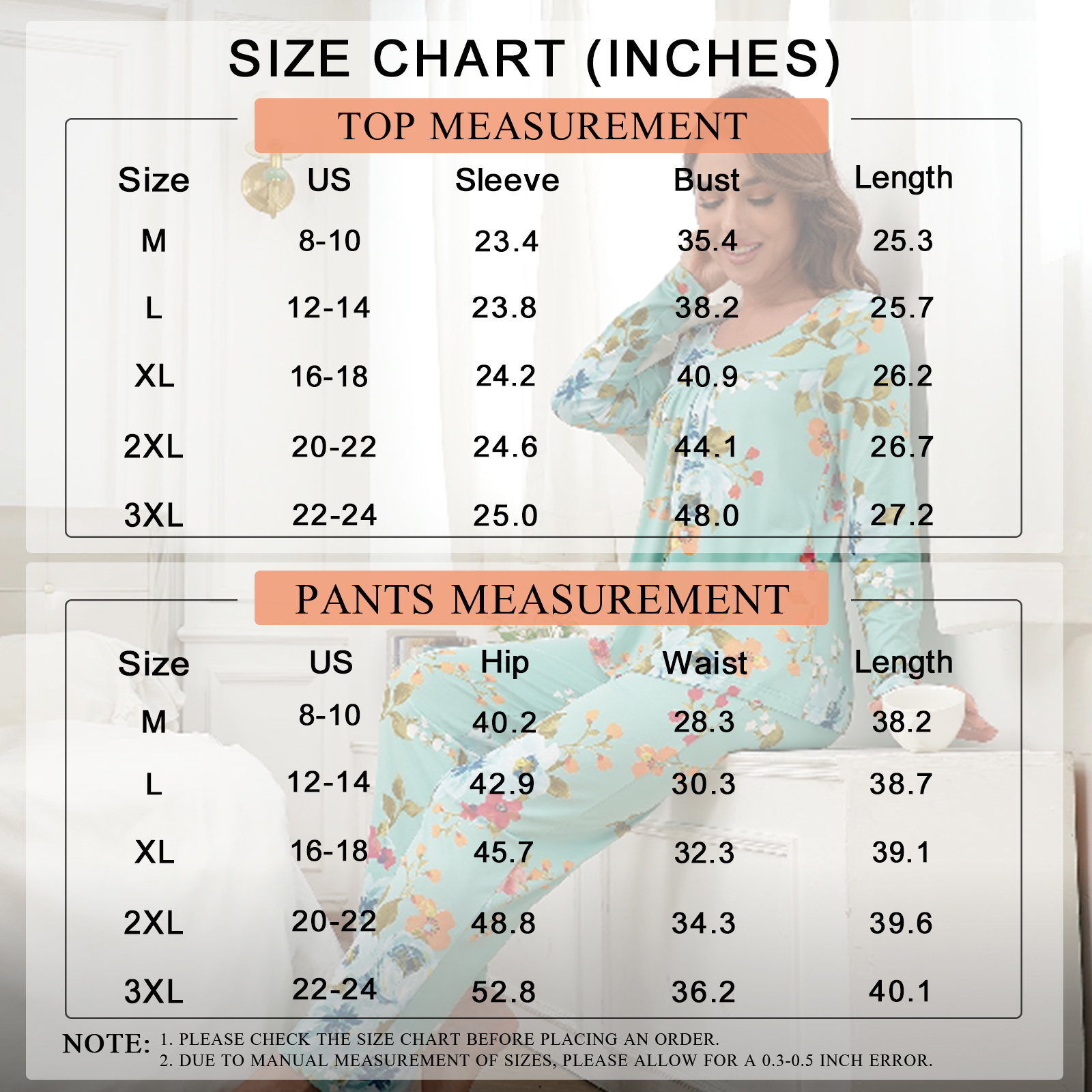 DreamFish Women's Plus Size Long Sleeve Pajama Set photo 5