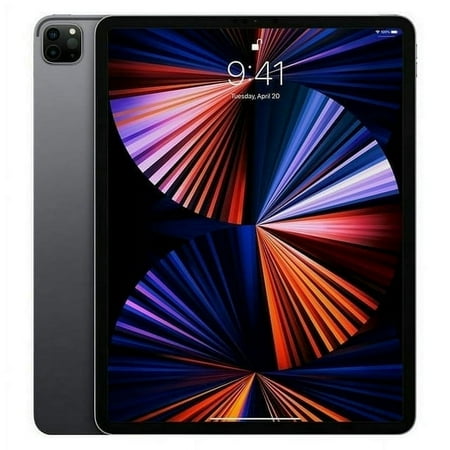 Restored Apple Ipad Pro 5th Gen - 12.9" Apple M1 Octa-Core 3.2 GHz 256GB Storage - 5G (Refurbished)