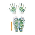thumbnail image 4 of Esquirla 4 Pieces Hand and Foot Massage Set Hands Spa Reflexology Tools for Adults Men Short Socks, 4 of 8