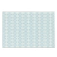 thumbnail image 1 of Floral Cutting Board, Geometric Design Vertical Flowers Pattern on Blue Background Art, Decorative Tempered Glass Cutting and Serving Board, Large Size, Pale Blue White, by Ambesonne, 1 of 1