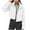 White, variant on Clearance Viikei Winter Coats for Women Fashion Women Zipper Coat Long Jacket Winter Long Sleeve Short Down Cotton