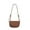 Brown, variant on Hfnxid Shoulder Bags for Women Light-Weight Crossbody Handbag Regualr Fit Purse Tote Bag with Guitar Strap Zipped Pockets Handbag