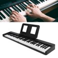 thumbnail image 1 of Foldable Electronic Keyboard, 61 Key Portable Piano Folding Piano Keyboard with Clear Tones, 1 of 7