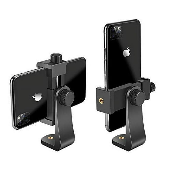 SharingMoment Adjustable Vertical and Horizontal Tripod Mount iPhone Android Smartphone, Black