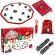 thumbnail image 1 of Juego de ajedrez magnético navideño, juego de ajedrez magnético con piedras, juego de imán con cuerda, juegos de estrategia de rompecabezas para niños y adultos con 2 formas de jugar,1pc, 1 of 6