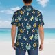 thumbnail image 4 of Fotbe Space Sleeping Panda Camisa Hawaiana para Hombre Unisex – Camisa Casual de Verano con Botones de Manga Corta de Algodón y Lino,Large, 4 of 7