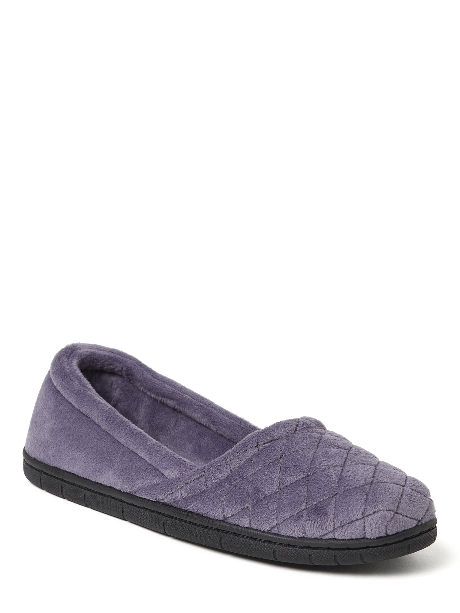 Dearfoams Dearfoams Velour Espadrille Slippers with Memory Foam (Women's)