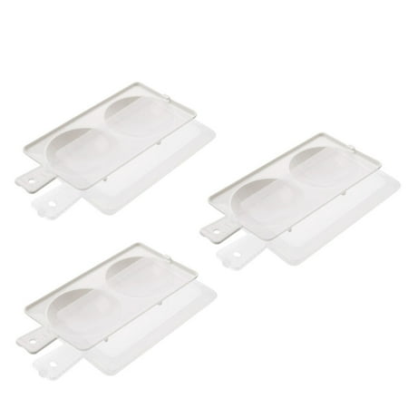 

NUOLUX 3 Sets Microwave Steamed Egg Molds Kitchen Egg Poacher DIY Egg Steamed Molds