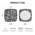 thumbnail image 4 of KLL Bicycles Parts Pattern Seat Covers for Dining Room Chairs,Washable Chair Seat Chair Covers Seat Protector-Two Pieces, 4 of 6