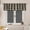 Color 1, variant on AshasdS Black & White Plaid Checkered Window Valance Farmhouse Short Curtain Rod Pocket for Kitchen Living