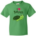 thumbnail image 3 of Inktastic I Love Turtles Youth T-Shirt, 3 of 5