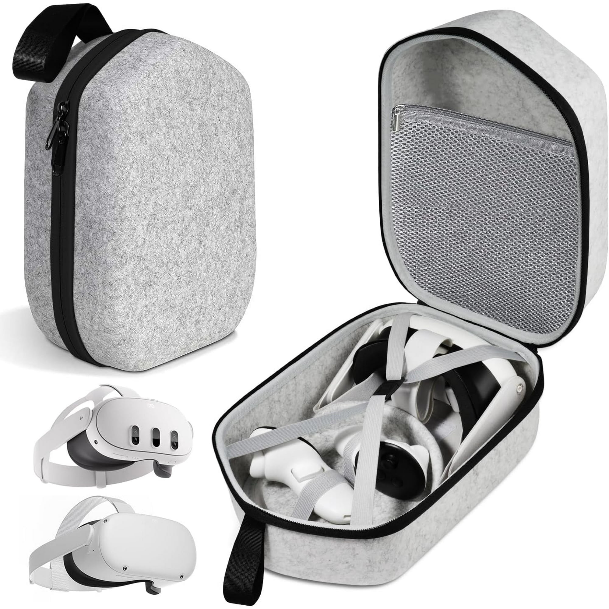 Étui De Transport Pour Casque Meta Quest 3 – Sac De Voyage Rigide Et Rangement