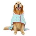 thumbnail image 5 of HDE Dog Bathrobe Drying Towel with Hood for Large Dogs Flamingos XL, 5 of 7