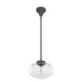 thumbnail image 6 of Hunter - Saddle Creek 1-light Noble Bronze, Small Pendant Light, Dimmable, Schoolhouse Style, Schoolhouse Shaped, for Bedrooms, Kitchens, Dining, Living Rooms - 19187, 6 of 10