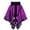 Purple@GC@, variant on CONZONE Carnival Womens Pleated Skirt Butterfly Graphic Elastic Waist Bodycon Skirts for Funny Festival Stage Performance