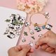 thumbnail image 5 of 32 piezas de dijes de panda y bambú en aleación esmaltada de 8 estilos diferentes, colgantes de animales en oro claro para manualidades: collares, pulseras, llaveros y joyería., 5 of 9