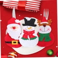 thumbnail image 6 of DEEPCRAFF 6Pcs Christmas Cutlery Bags Assorted Color Reusable Tableware Holder for Festive Dinner, 6 of 8