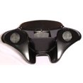 thumbnail image 2 of DOUBLE DIN Batwing Fairing Windshield For Harle Dyna Low Rider 2006- Up, 2 of 3