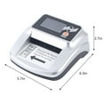 thumbnail image 2 of Bill Detector Machine Counterfeit Money Detector UV MG Fake Currency Tester Bank, 2 of 15