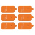 thumbnail image 4 of Snap Electrode Pad - 10pcs Reusable Replacement Patches for TENS Massager (Orange), 4 of 23