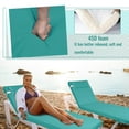 thumbnail image 3 of SDJPOI Outdoor Chaise Lounge Cushion, 72×21×3in Patio Chair Cushion for Pool Beach（Lake Blue）, 3 of 7