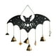 thumbnail image 3 of Campana de viento de Halloween con forma de animal, colgante decorativo espeluznante. Murciélago, 3 of 9