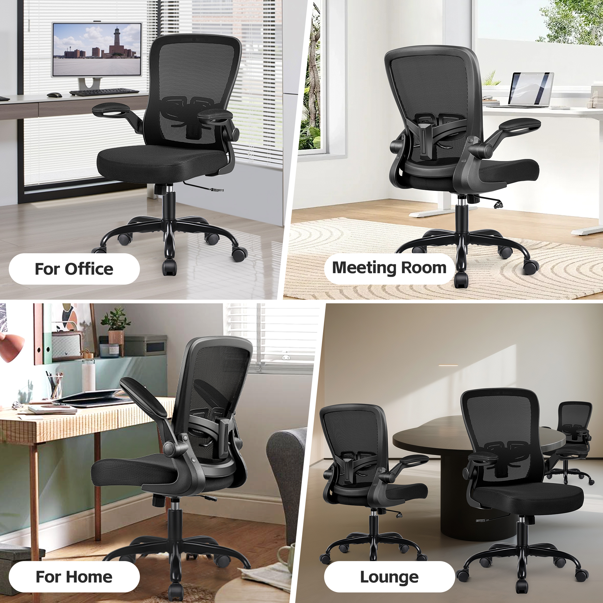 Coolhut Ergonomic Mesh Office Chair with Lumbar Support photo 7