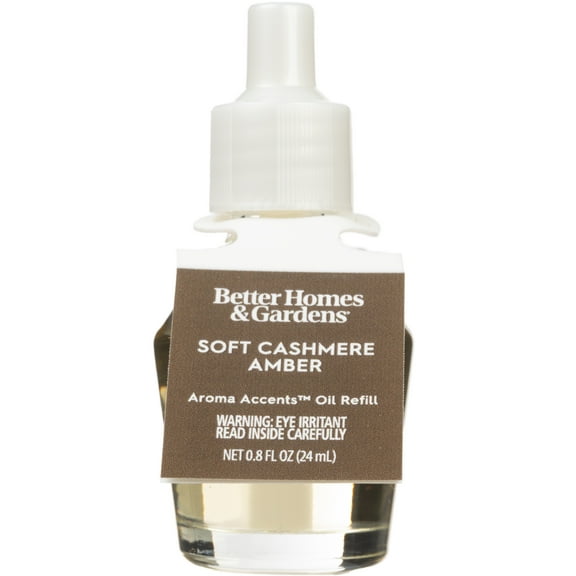 Better Homes & Gardens Aroma Accents Oil Refill 24 mL, Soft Cashmere Amber