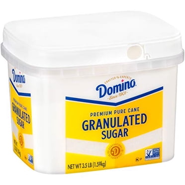 Domino Premium Pure Cane Granulated Sugar, 4 lb Canister - Walmart.com