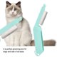 thumbnail image 3 of Peine para pelo de mascotas, cepillo de cerdas de acero para eliminar el pelo de perros y gatos (verde), 3 of 5