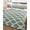 Green, variant on Twin Quilt Bedding Set, Red Striped Reversible Summer Quilt 3 Pieces, Modern Abstract Ombre Geometric Morocco Lightweight Bedspreads Coverlets with 2 Pillow Shams for All Seasons