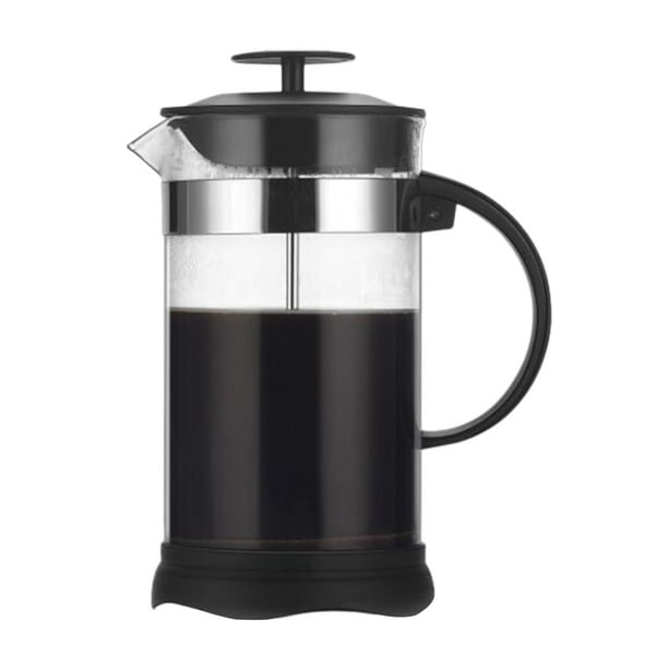 leyfeng Cafetera de prensa francesa y cafetera de borosilicato resistente al calor para el hogar y la Oficina de acero inoxidable de alta densidad